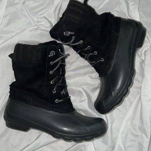 Sperry boot size 8 Black